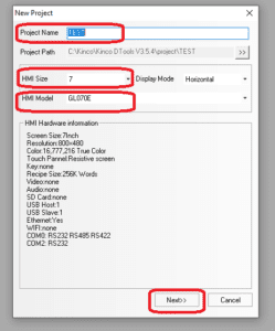 تنظیمات مد باس hmi کینکو