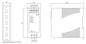 ابعاد MDR-60-24